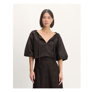 EVERLANE The Supima® Puff-Sleeve Top